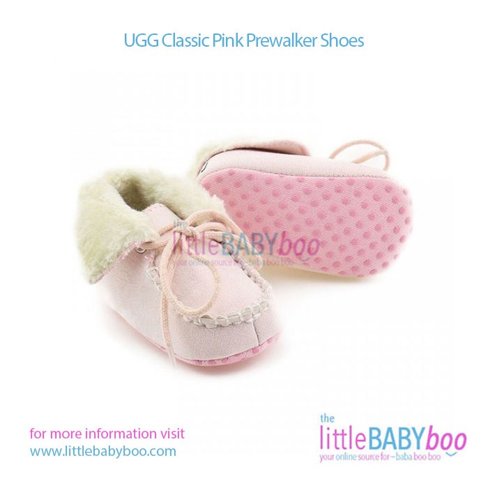 UGG Classic Pink Prewalker Shoes