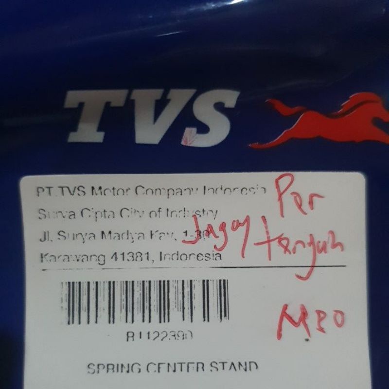 Per Jagang/Standar Tengah Neo TVS ori. Spring Center Stand Neo