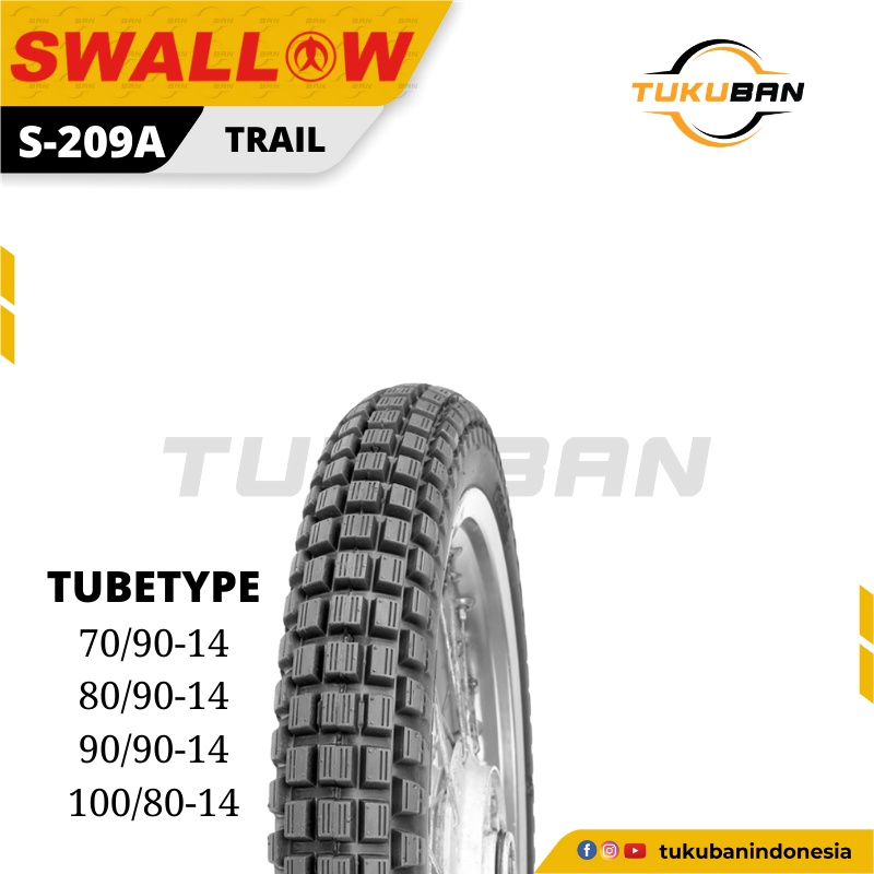 Ban Luar Motor Swallow S209A TRAIL Ring 14 Tubetype