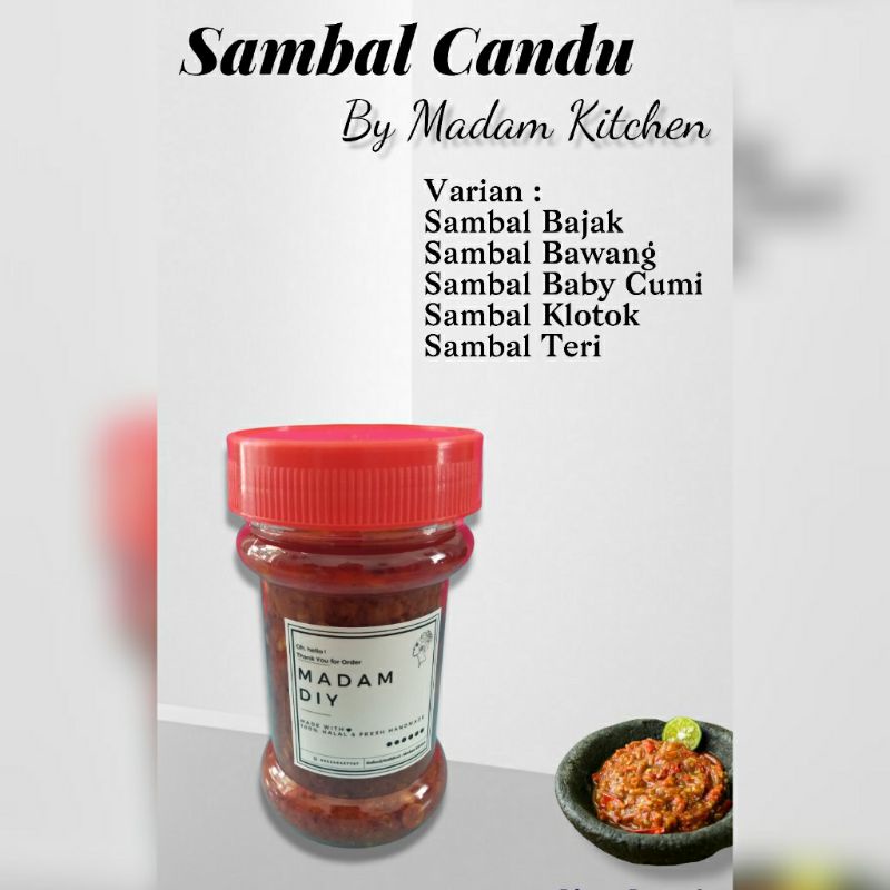 

Sambal candu super pedas