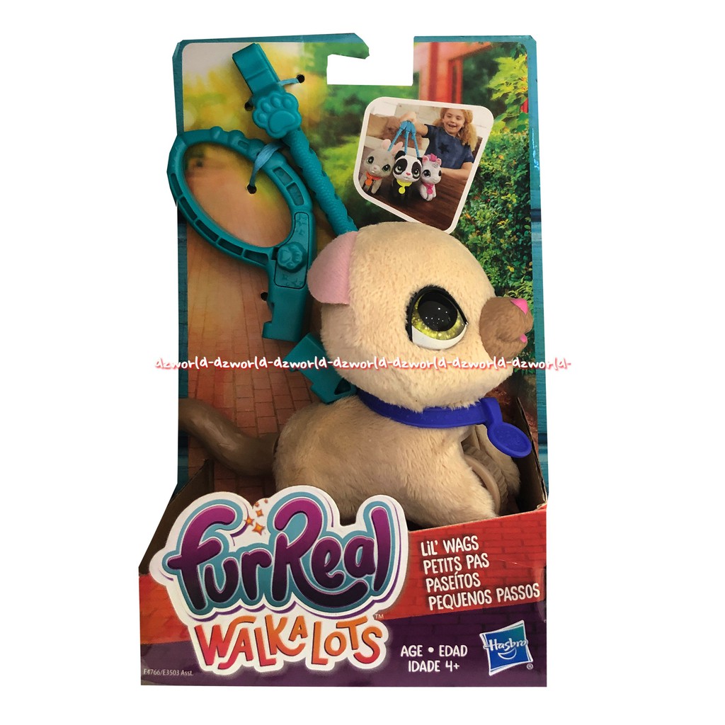 Furreal Walkalots Lil Wags Petits Pas Mainan Boneka Kelinci