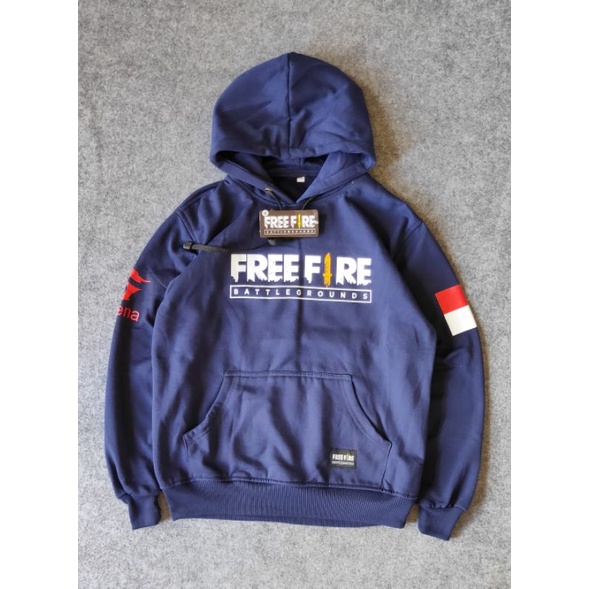 SWEATER FREE FIRE//CASUAL JACKET ANAK SMP-SWEATER HOODIE CEWEK COWOK-JUPER KEKINIAN/-REKOMENDED CO