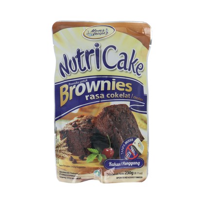 

NUTRICAKE BROWNIES RASA COKLAT 230G
