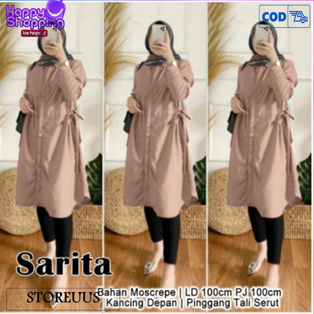 BELLVA BY SARITA/ Tunik muslimah/ tunik remaja/ tunik terbaru/tunik 2021/tunik kekinian murah Casual