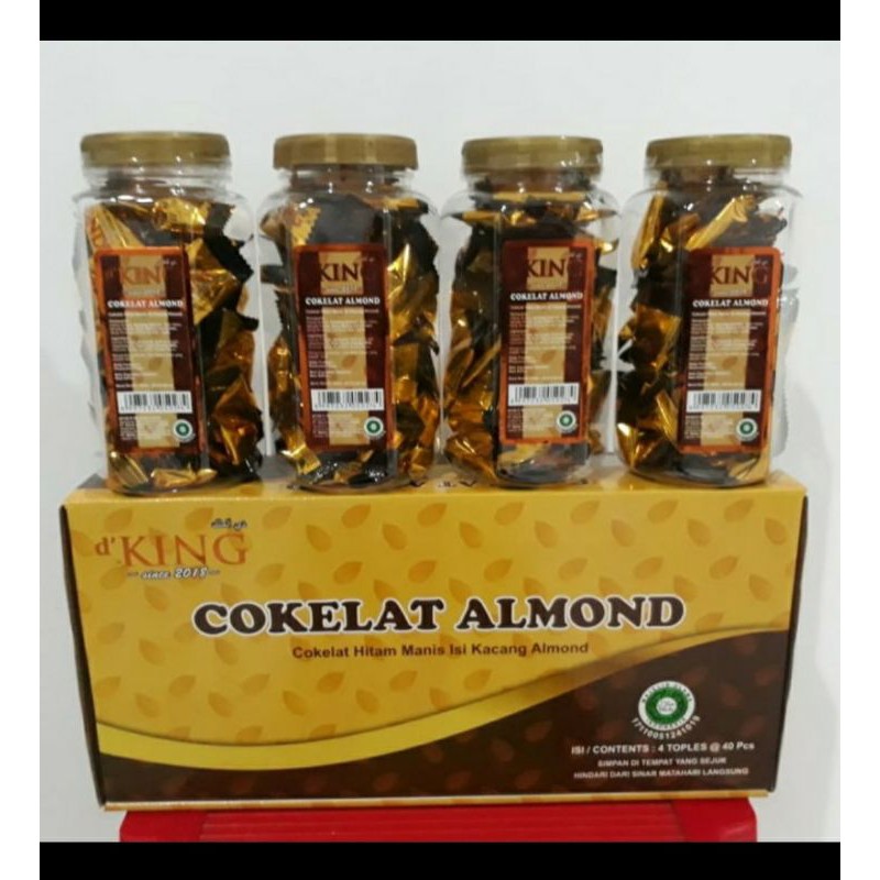 

Coklat Almond viral Enak d'king