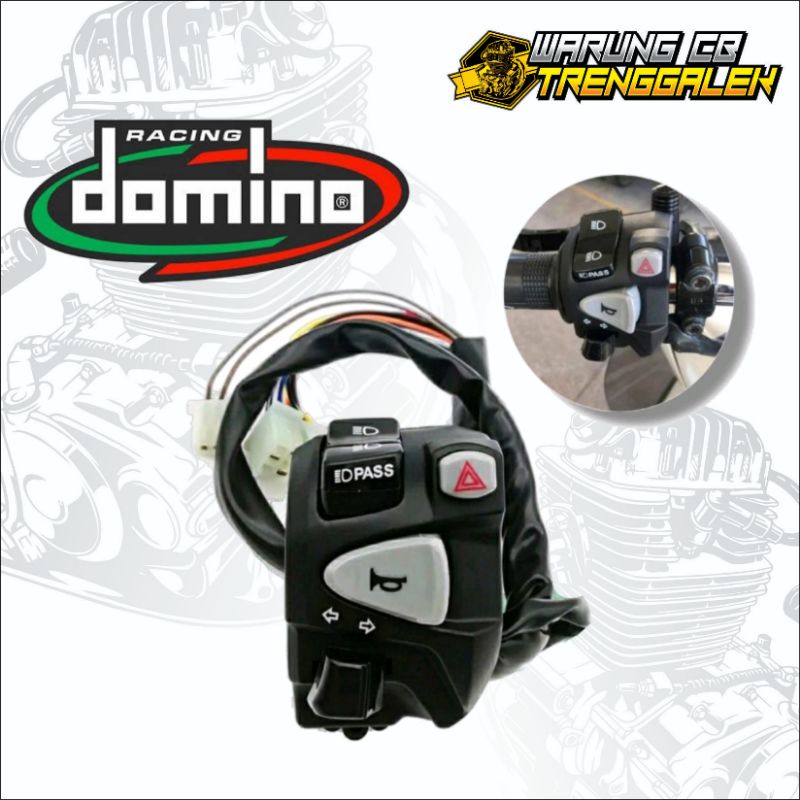 SAKLAR KIRI HONDA PCX HORDER KIRI PCX UNIVERSAL MERK DOMINO