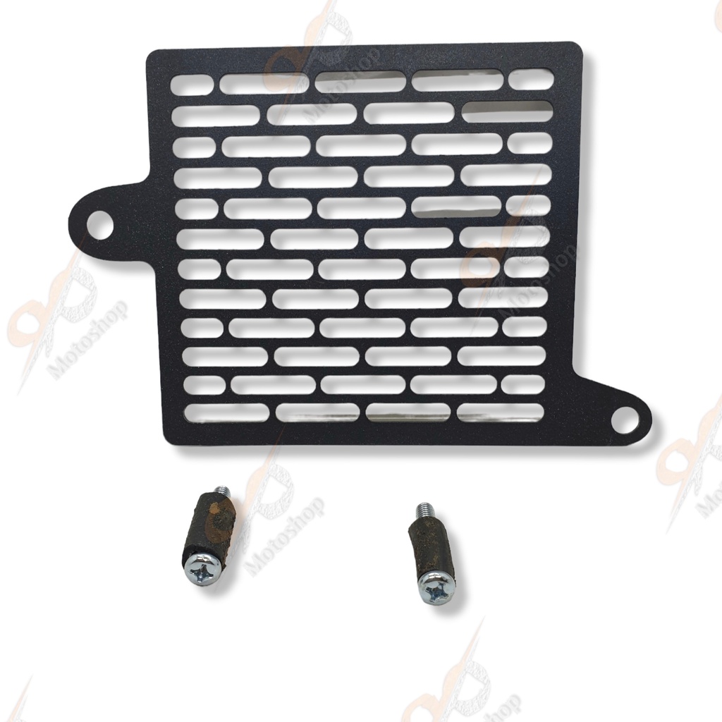 Cover Tutup Pelindung Radiator Vario 160 PCX 160 Hitam Silver Tebal 1.8mm