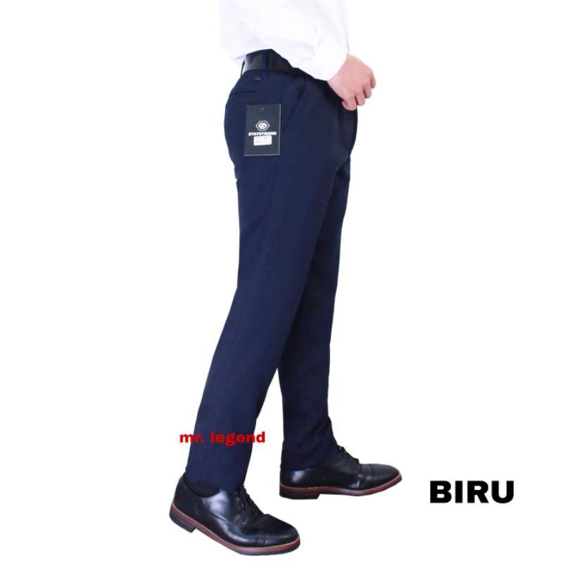 Mr. Legend Celana Formal Pria PREMIUM SLIMFIT WOLL / Celana Kantor SLIMFIT WOLL