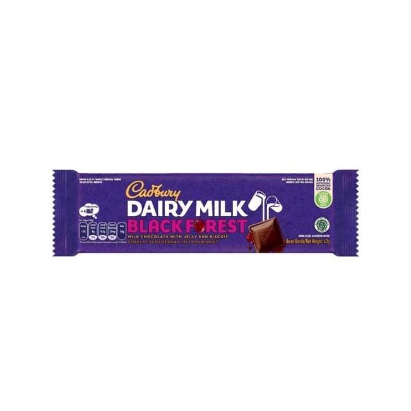 

Cadbury Dairy Milk Chocolate Black Forest 62 g