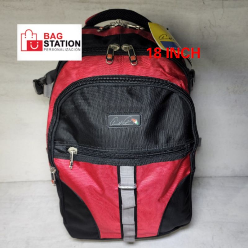 ARNOLD PALMER BACKPACK TROLI TROLLEY 18 IN ORIGINAL TAS CABIN TAS RANSEL LAPTOP MULTIFUNGSI 2 IN 1 KNOCK DOWN