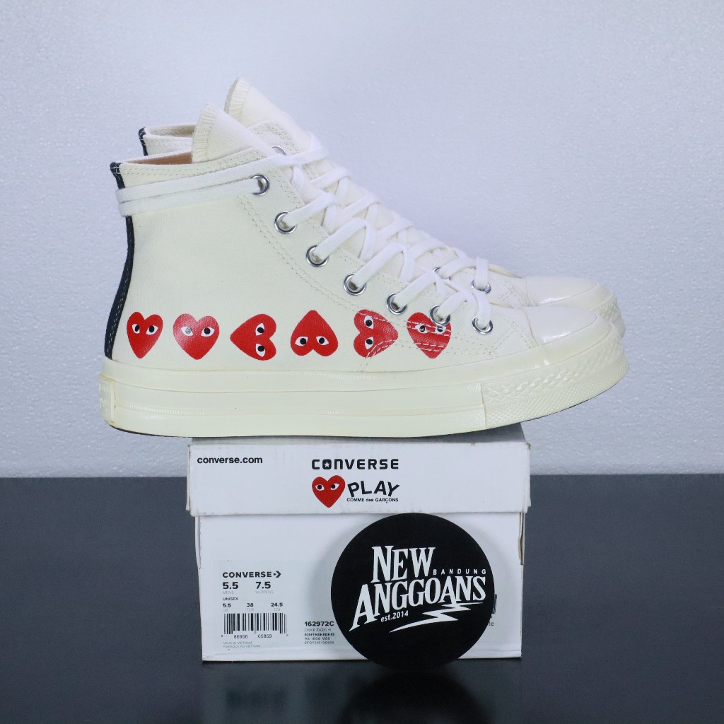 converse garcons white