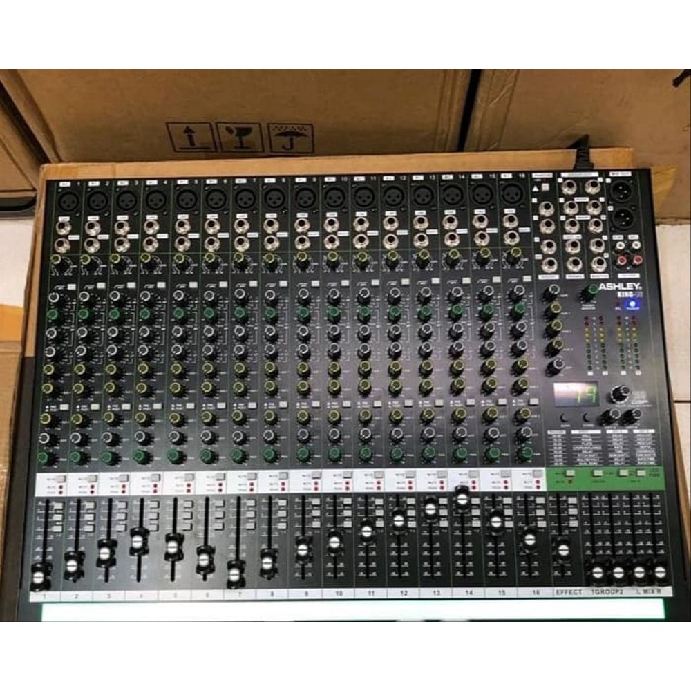 Mixer Audio Ashley King16 King 16 Channel Digital Effect TERBAIK Termurah