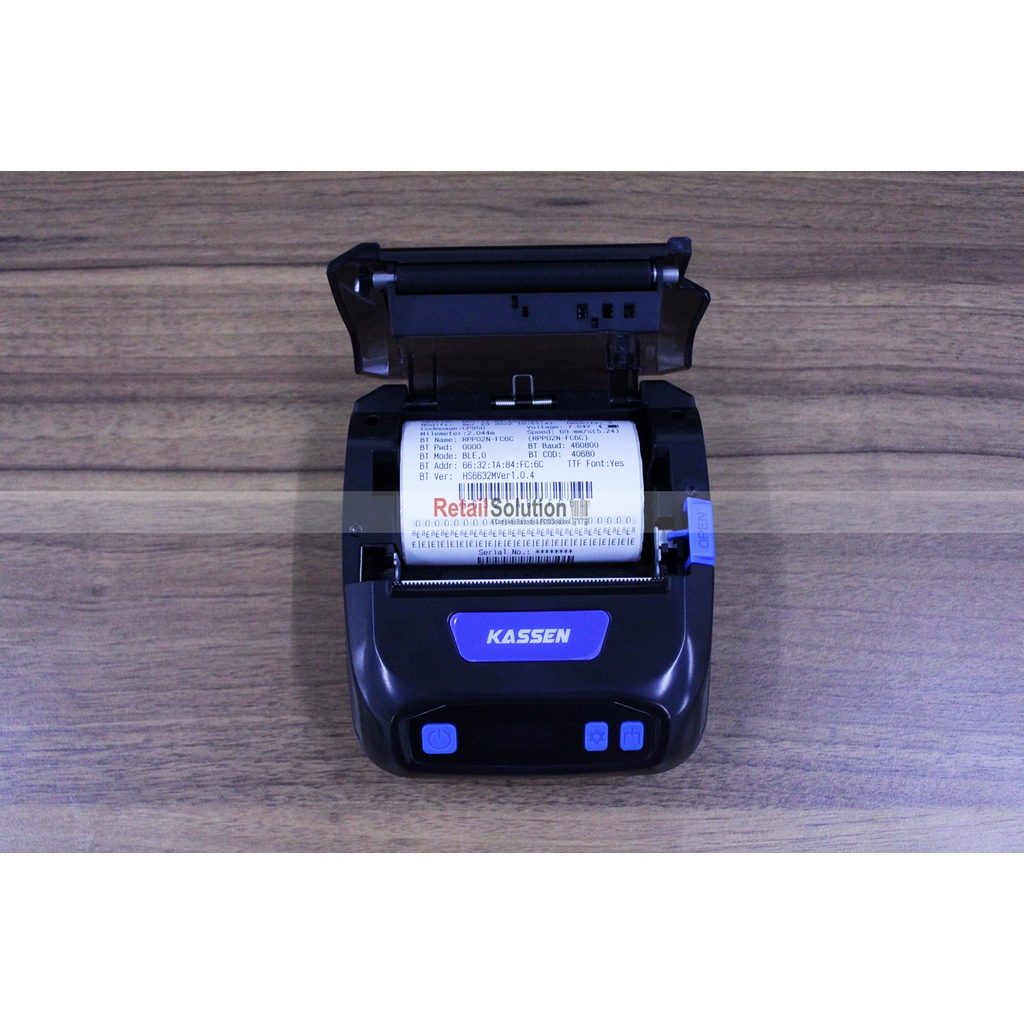 Printer Bluetooth Thermal Label 80mm - Kassen MT300VL / MT-300VL / MT300