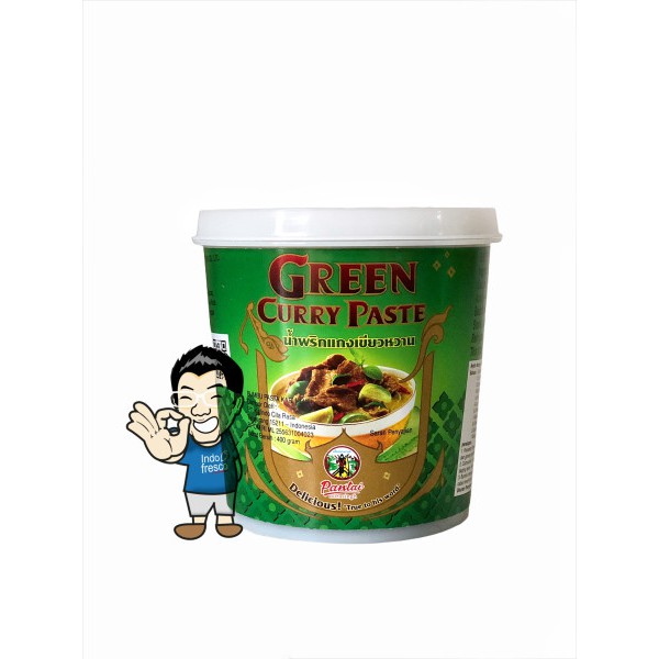 

Pantai Norasingh Green Curry Paste- Bumbu Pasta Kari Hijau 400 g