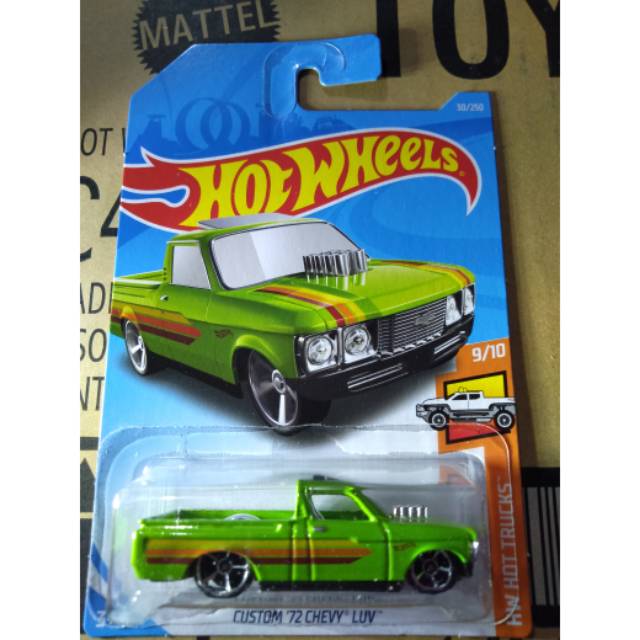 hot wheels custom 72 chevy luv green