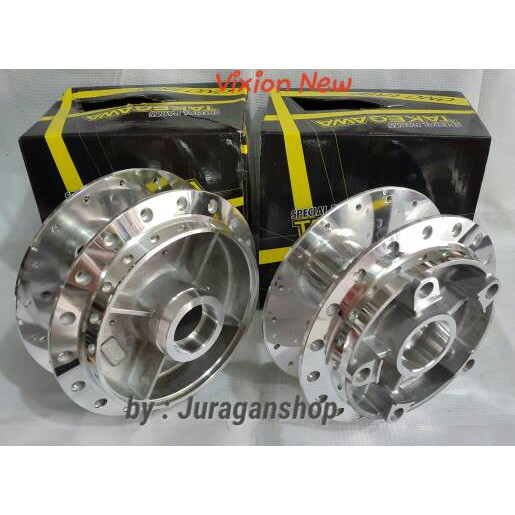 Vixion New Tromol Set Takegawa (Chrome) takegawa NVL Trombol depan belakang