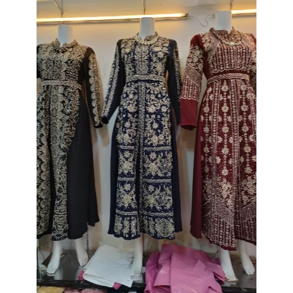 Gamis Sultan India Full Payet Bordir Mewah Murah untuk lebaran 2022