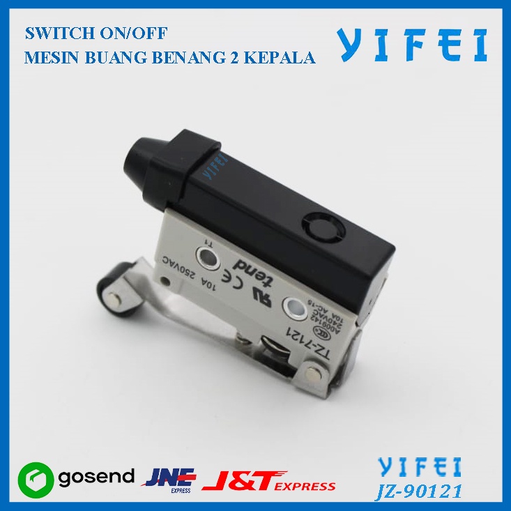 SWITCH ON/OFF MESIN BUANG BENANG 2 KEPALA YIFEI-90121