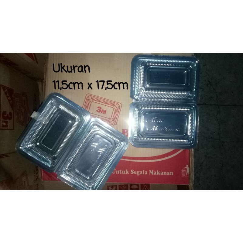 MIKA PLASTIK KUE MAKANAN 3M ISI 100 PCS MIKA NASI SNACK KECIL