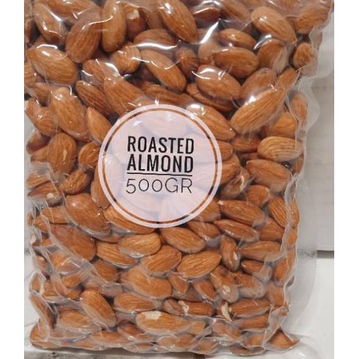 

Barang Terupdate Kacang almond panggang 500gr almonesia kualitas premium x86☽