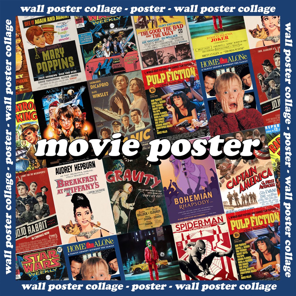 

MOVIES / FILM POSTER (WALL COLLAGE AESTHETIC DECOR)