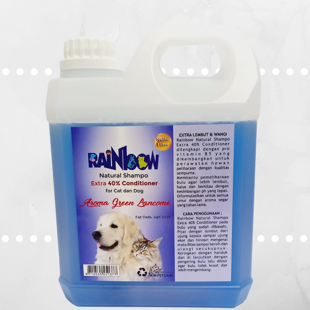Rainbow Natural Shampo + 40% Conditioner 1 Liter