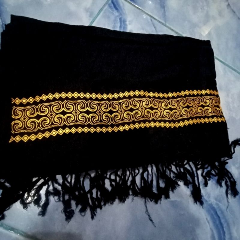 Selendang hitam /selendang hitam wanita /syal wanita /syal rajut-02
