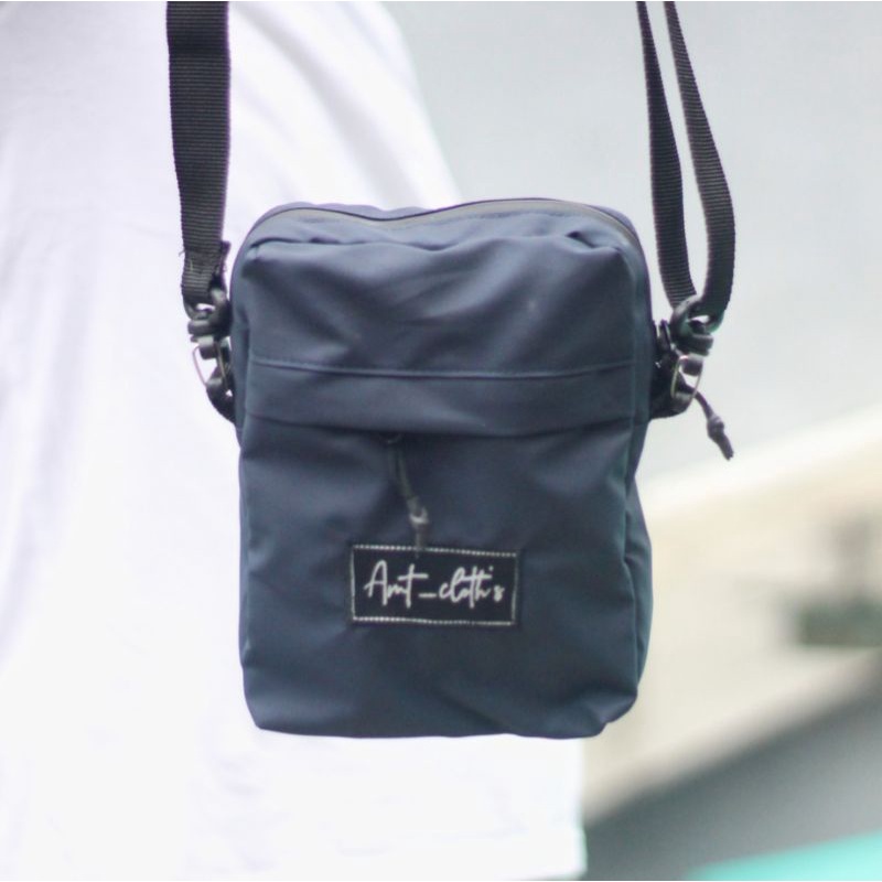 Amt_Cloth's - Tas Selempang Waterproof Sling Bag Phone Card Holder Penutup Resleting Rantie Series