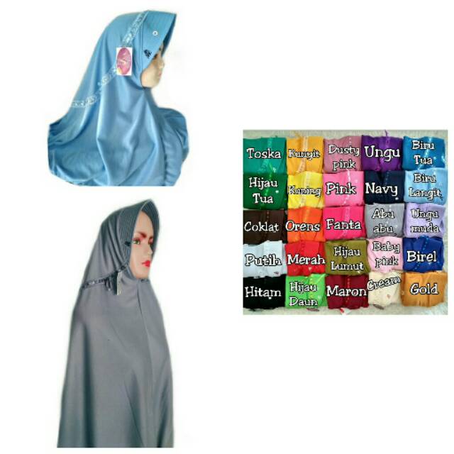  Jilbab  anak  PAUD TK  SD SMP SMU DEWASA JUMBO Shopee Indonesia