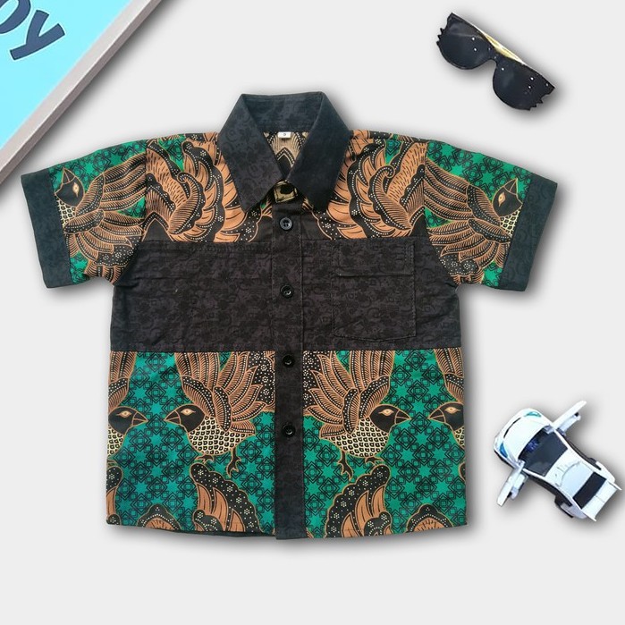 KEMEJA BATIK  ANAK  COWOK  BAJU BATIK ANAK COWOK  BATIK  