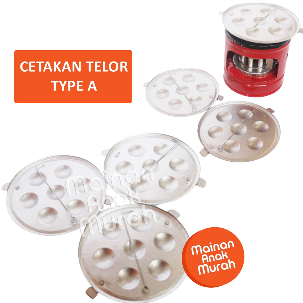 Wajan Cetakan Telur Mini 7 Lubang / Cetak Telur Alat Memasak Logam