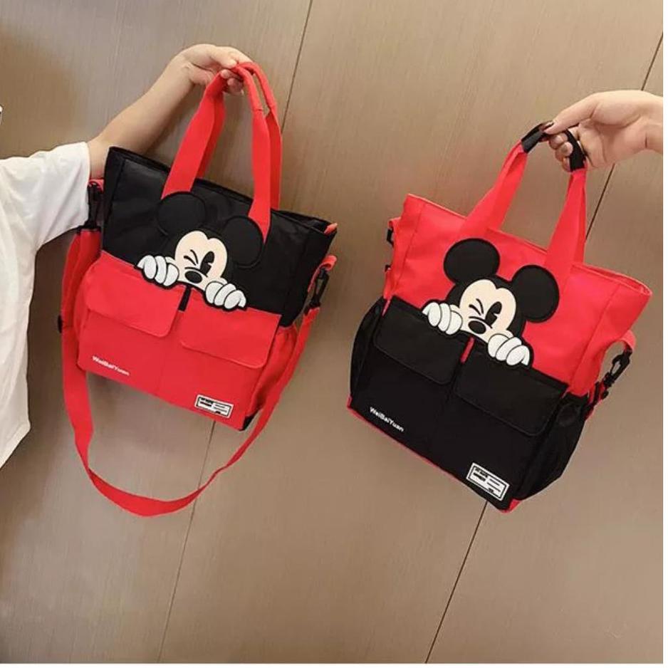 eyt -33 HANABI - tas selempang tas totebag anak remaja MICKEY MOUSE WEIBAI YUAN qjgv -64
