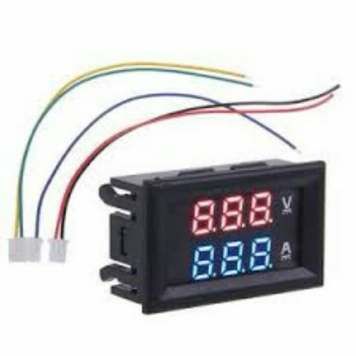 DIGITAL DISPLAY ALAT UKUR DC 100V VOLT METER 100A AMPER METER