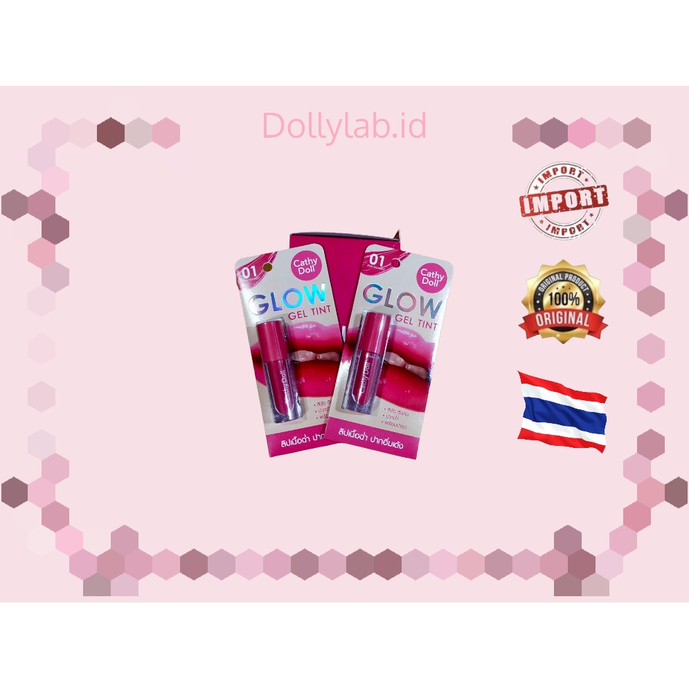 CATHY DOLL GLOW GELL TINT - LIP TINT 100% ORIGINAL