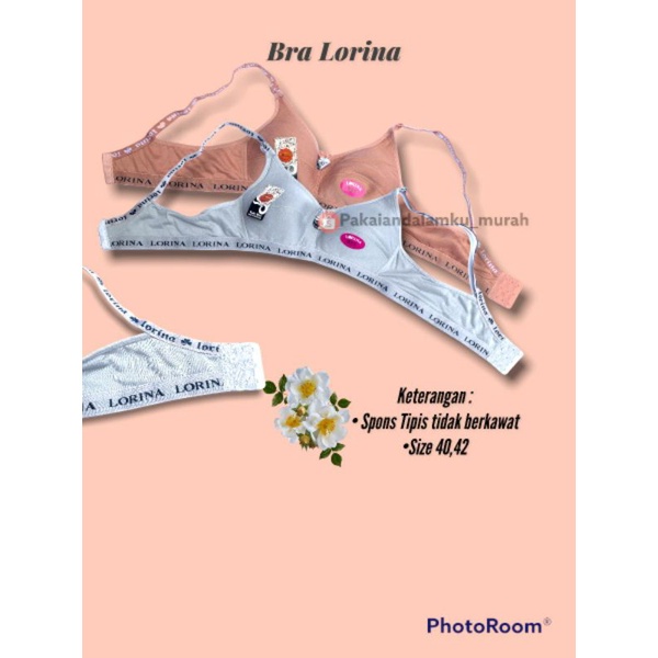 BH Lorina 821 / BH Wanita / BH Spon Tipis / BH Tanpa Kawat / BH Ukuran Jumbo