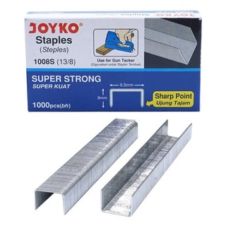 Staples / Isi Stapler / Gun Tacker Refill Joyko 1008S (13/8)