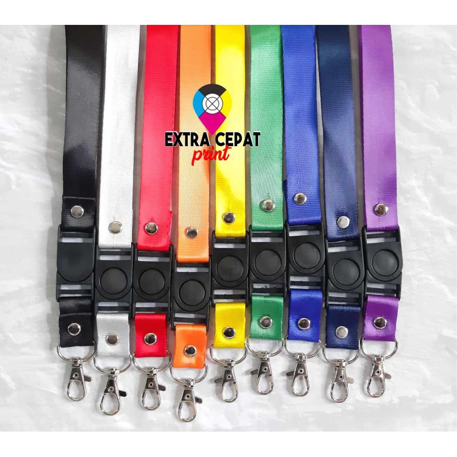 

01 - Tali Lanyard Polos plus ID Card Holder Fullset