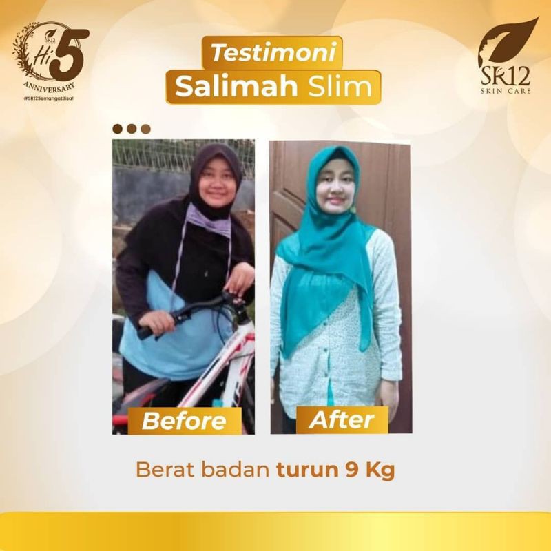 Pelangsing Herbal Alami SALIMAH SLIM SR12 Peluntur Lemak Obat Diet Alami BPOM BLILA