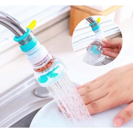 Sambungan Keran Air Kipas Kincir Putar Flexible Faucet Anti Splash Kepala Wastafel - Saringan Kran Air Filter Aerator 360 Derajat Flexibel