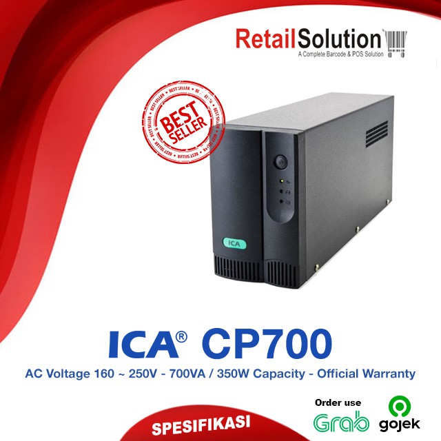 UPS 700VA 350W - ICA CP700 / CP-700 / CP 700 Garansi Resmi 1 Tahun