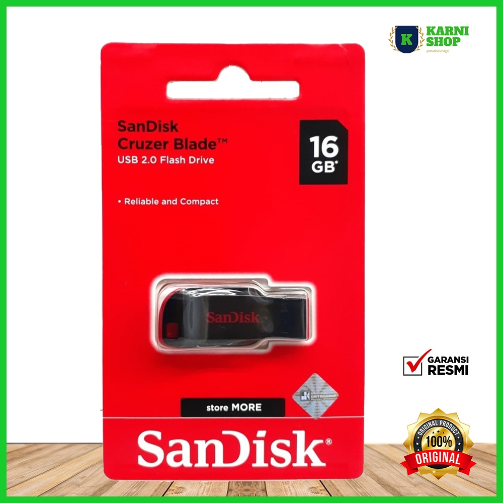 Sandisk flasdisk 16g gb