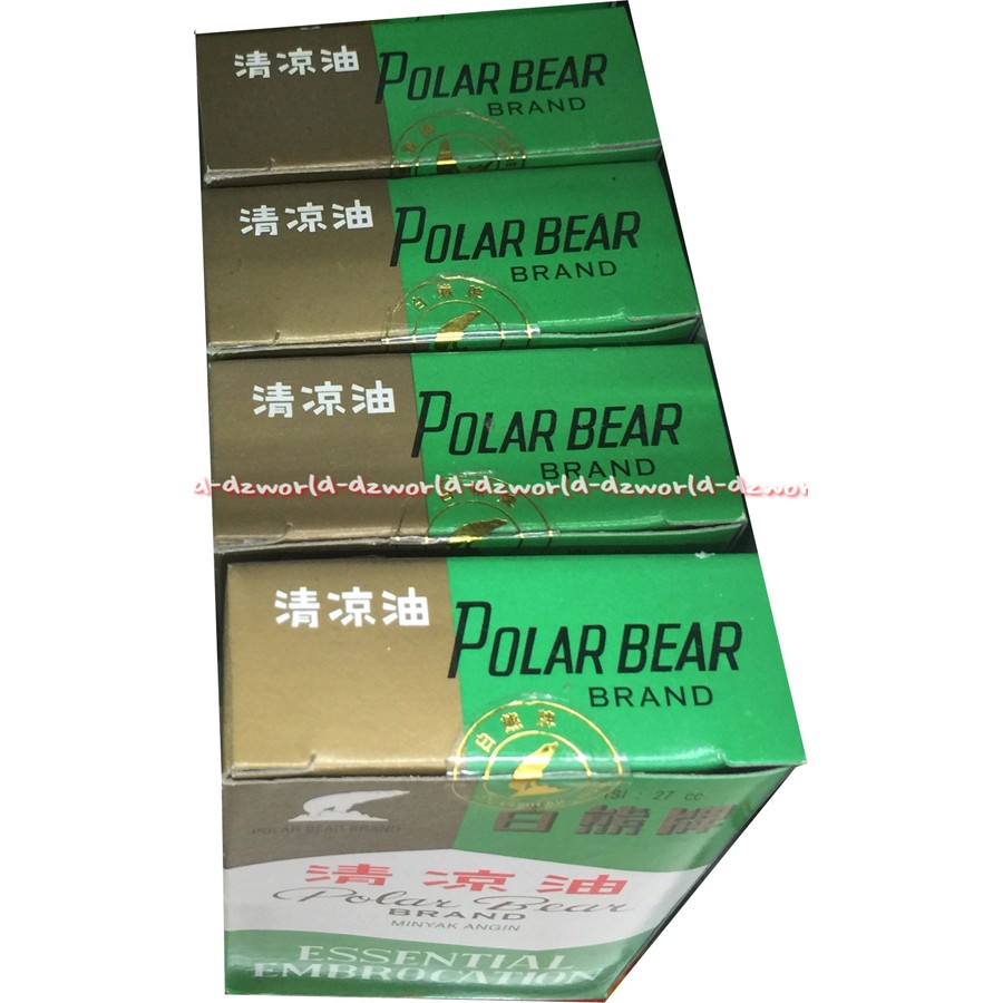 Polar Bear Brand 27cc Minyak Angin Polar Bears Essential Embrocation Minyak Angin Merek Cap Beruang Oil Qing Liang You