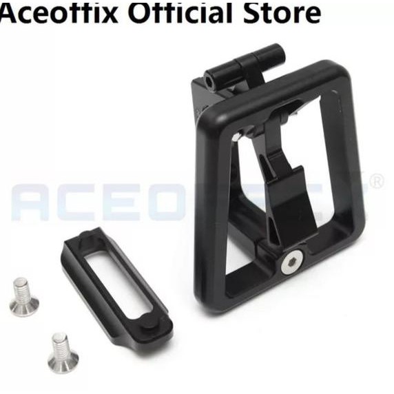 Aceoffix Front Block Unibody For Sepeda Lipat Brompton 3Sixty FnHon Gust Hitam
