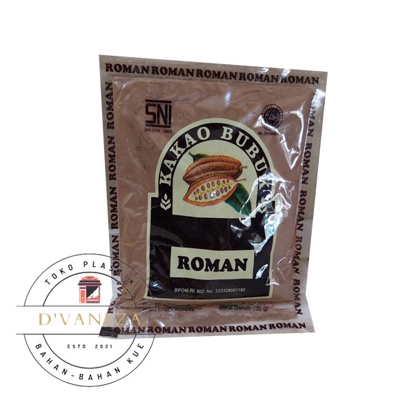 

Kakao Roman | Coklat Bubuk | Sachet 35gr | Halal