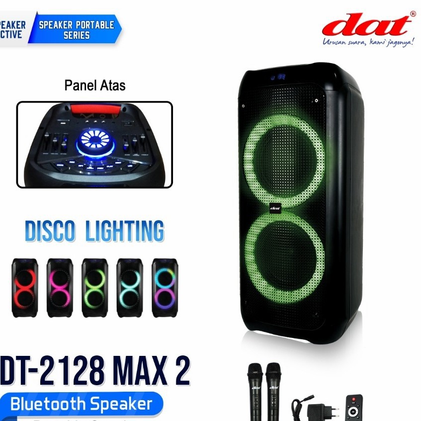 Speaker Portable DAT DT2128 MAX2 / Portable Wireless DAT DT 2128 Max2