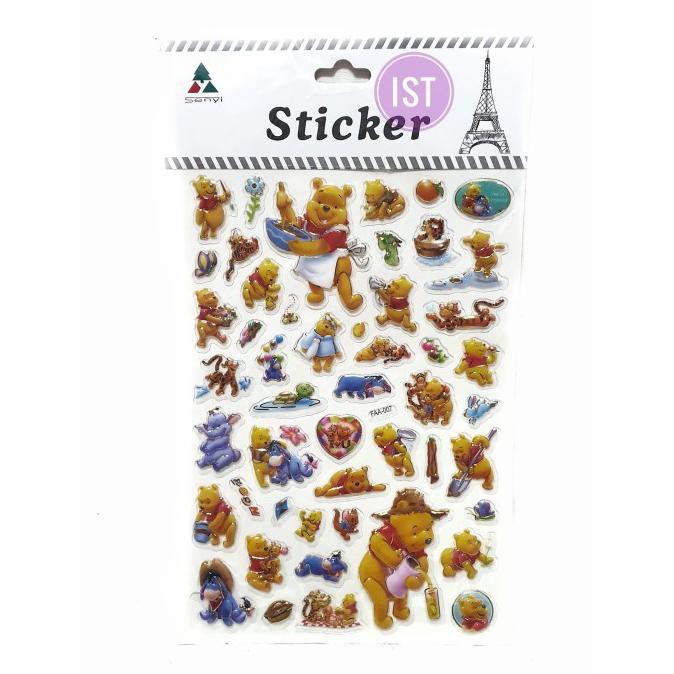 

Sticker Stiker Timbul Winnie The Pooh