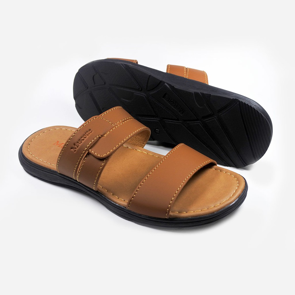 Mascotte LUMINA Sandal Pria 985.466-468 [ Cokelat, Hitam, Navy dan Camel ] / Ramayana Jatinegara