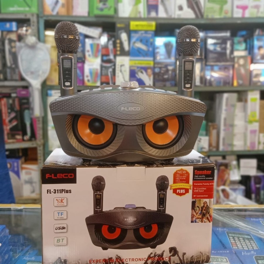 Speaker Bluetooth Multimedia Fleco FL-311 Plus + Bonus 2 Mic