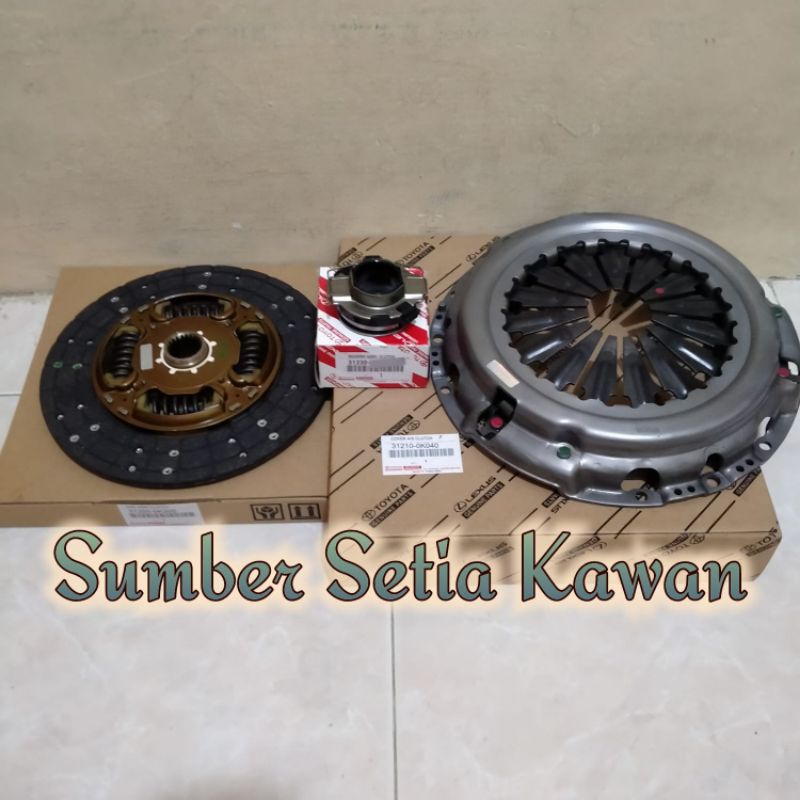 Kampas Kopling Set Toyota Fortuner - Hilux Diesel 2KD 2.5 2.5cc 2500cc Original Asli