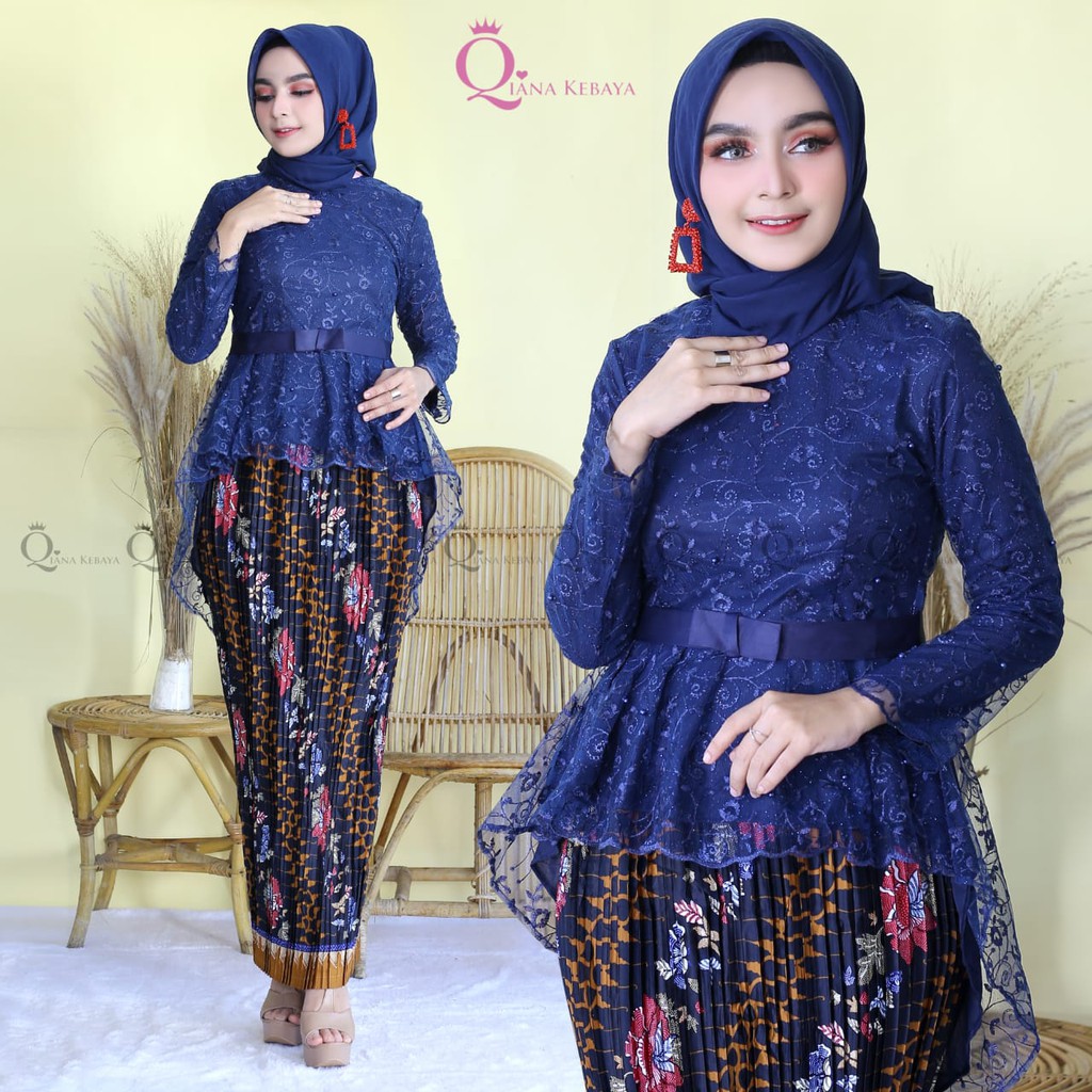 Setelan Kebaya Aurora Tille Aneka Pilihan Warna